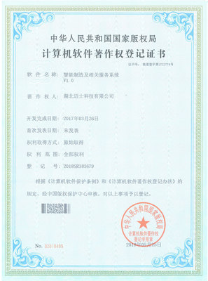 智能制造及相关服务系统证书